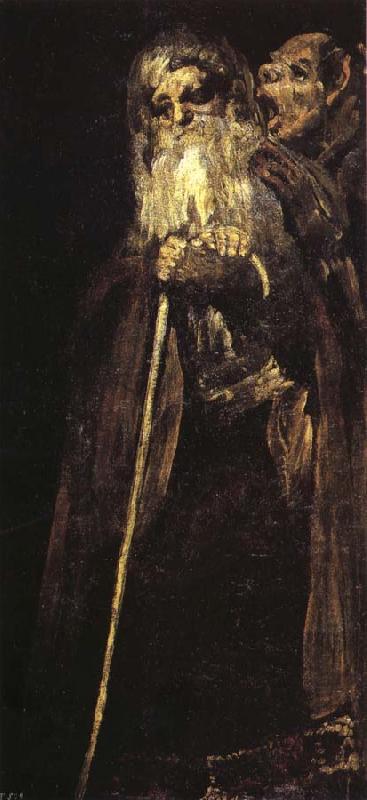 Francisco Goya Two Old Men Sweden oil painting art